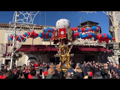 Festa di S. Agata ‘23 - Catania.              Svelata Mazzetto Cereo Macellai.   01.02.2023