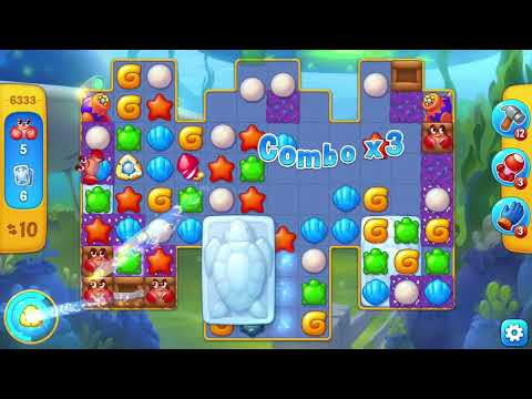 [FISHDOM Walkthrough] Level 6333 Super Hard (Qua màn - Fishdom)