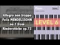 Allegro non troppo (op.72, no.1) by F. Mendelssohn