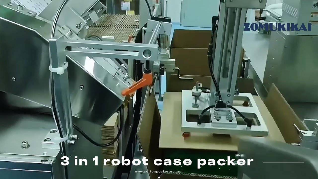 ZOMUKIKAI ZC-IT800 Fully Automatic Robot Case Packer Carton Box Packing Machine