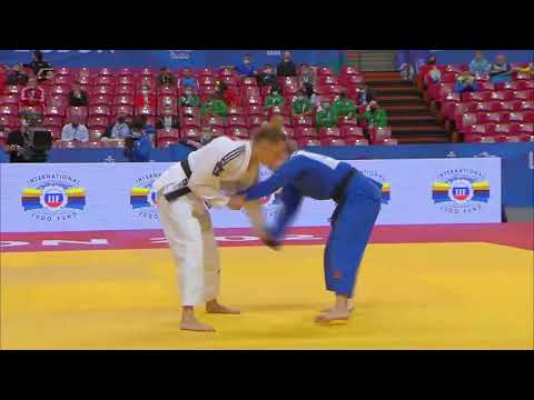 BILODID Daria (UKR) vs DOLGOVA Irina (RUS) Judo European Seniors 2021 / Semi-Final -48 kg