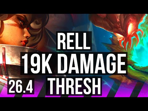 RELL & Miss Fortune vs THRESH & Draven (SUP) | 19K damage, 5k gold comeback | EUW Grandmaster | 26.4