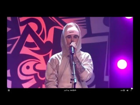 Justin Bieber performing ‘’Love Yourself" Live at #PurposeInto - 07/12/2015