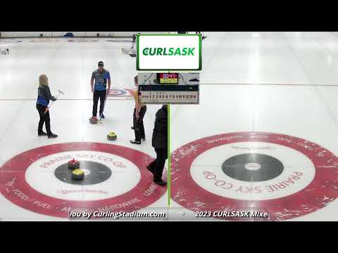 Hersikorn/Laycock vs Bukurak/Bukurak - SEMI FINAL - CURLSASK Mixed Doubles Provincials