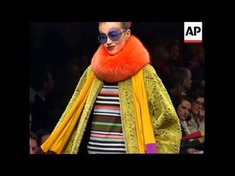FRANCE: SONIA RYKIEL AND CHRISTIAN LACROIX FASHION COLLECTIONS