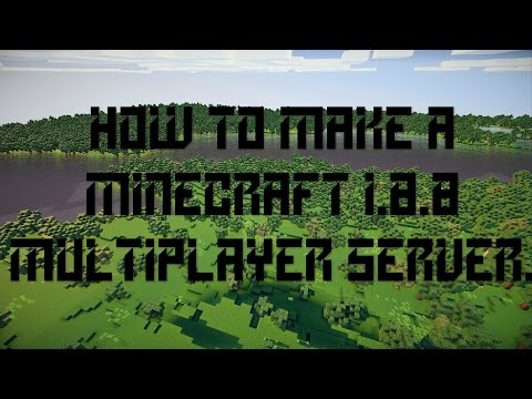 Unoficial Minecraft - How to make a Minecraft 1.8.8 Multiplayer Server + Port Forwarding (Easy)
