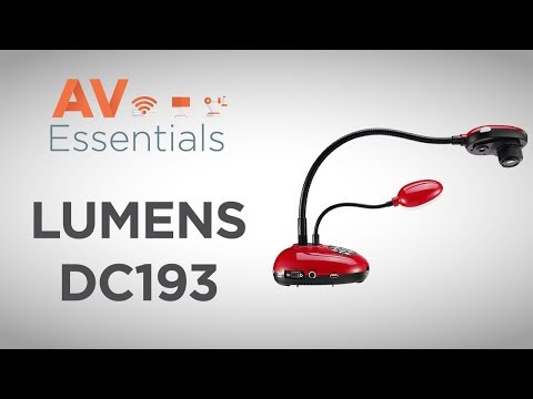 Lumens DC193, 20x, HDMI, USB, 1080p Document Camera