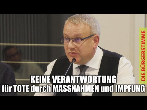 Landrat lehnt Verantwortung für Tote durch Corona-Maßnahmen & Impfung ab - Burgenlandkreis, Kreistag