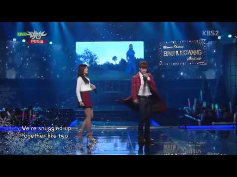 Live 720p 131220 Eunji Apink++ KiKwang Beast   Sleigh Ride @MB Special Stage