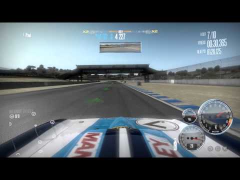 NFS Shift: Laguna Seca Hotlap with lvl 10 '67 Stingray
