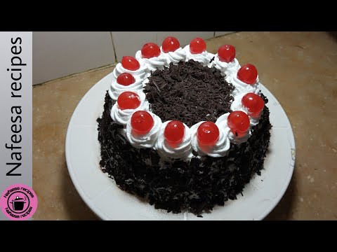 Black forest cake .