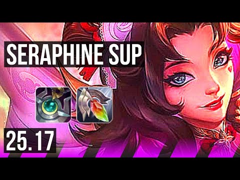 SERAPHINE & Aphelios vs PANTHEON & Ahri (SUP) | NA Master | 25.17