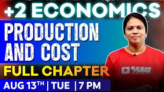 +2 Commerce Micro Economics | Production And Cost  | Oneshot | Exam Winner