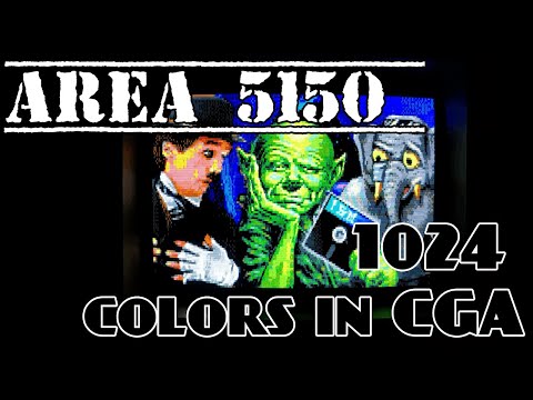 Area 5150 CGA Demo for the IBM PC by CRTC+Hornet