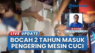 Main Petak Umpet, Bocah 2 Tahun Terjebak di Pengering Mesin Cuci di Karawang, Ortu Panggil Damkar