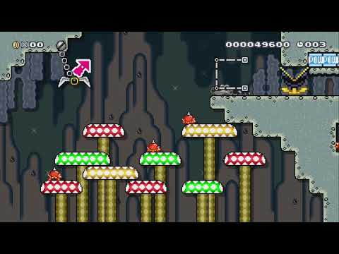 20 seconds: Muncher Cave! by Narwhalius - Super Mario Maker 2 - No Commentary 1by