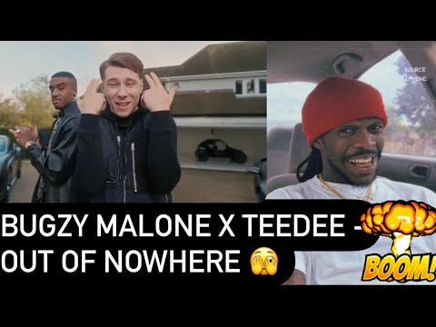 Bugzy Malone x TeeDee - Out OF Nowhere ( AMERICAN REACTION VIDEO) I love this song ❤️🔋🤞🏾