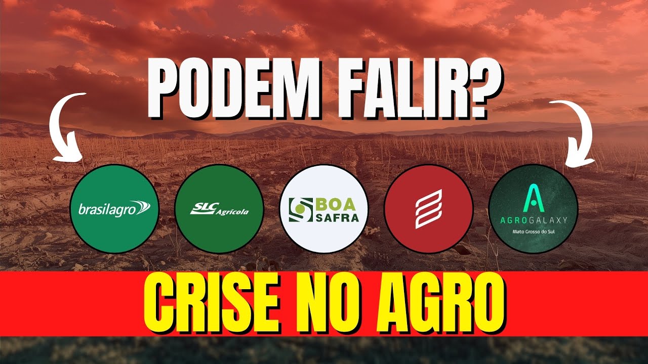 CRISE NO AGRO EM 2024? Ações do Agro com RISCO DE FALÊNCIA? | SLCE3, TTEN3, AGRO3, SOJA3 e AGXY3