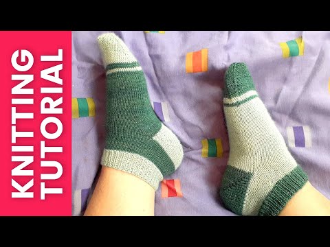 Knitting Socks Two at a Time on Magic Loop [Step-by-Step]