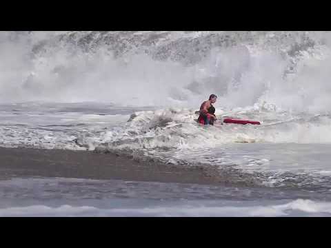 Video Thumbnail: California lifeguard breaks down dramatic rescue caught on camera