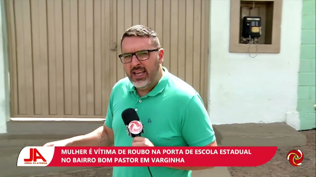 Última hora: mulher é vítima de roubo na porta de escola em Varginha