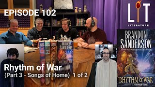 thumbnail for episode 102 Rhythm of War Part 3 Stormlight Archive Book 4 By Brandon Sanderson Discussion 1