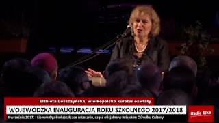 Wideo1: eby pobyt w szkole by ciekaw przygod - Elbieta Leszczyska, wielkopolska kurator owiaty