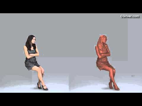 3D Human Model: Realistic Young Female for 3ds Max, Cinema 4D, SketchUp, Rhino, VRay and Thea Render