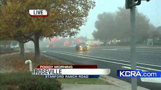 Fog Starts To Lift In Roseville