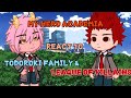 Mha React To The Todoroki Family ️ League Of Villains ️ Gacha Club Bnha Mha Reacts