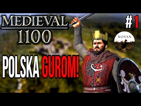 Pierwszy raz POLSKĄ w Medieval 1100 AD - Total War: Rome 2 | #1