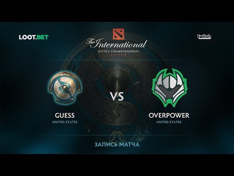 Guess vs Overpower, The International 2017 NA Qualifier