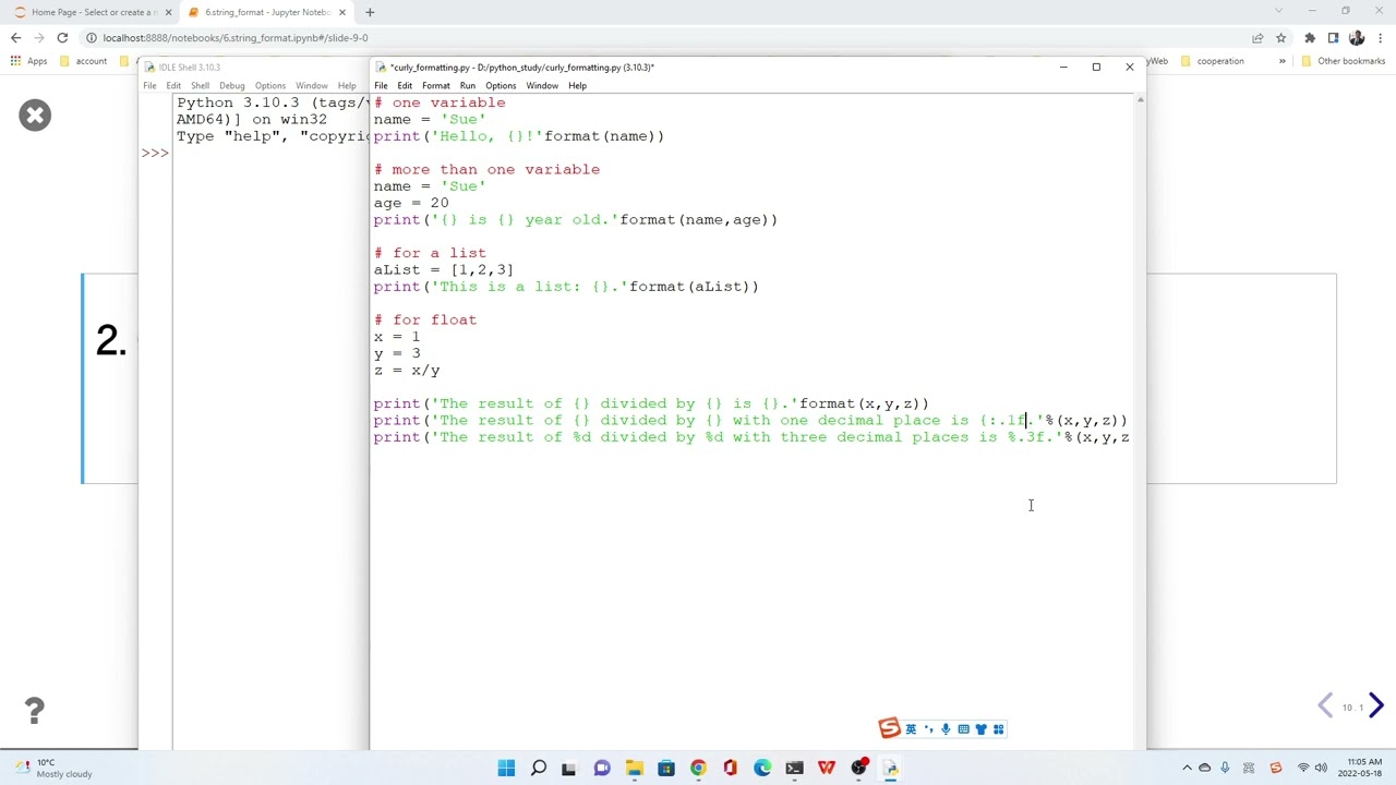How to Use the Curly Brace String Formatting Method in Python