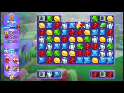 Wonka's World of Candy Level 123 - NO BOOSTERS + FULL STORY 🍫 | SKILLGAMING ✔️
