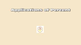 How to Solve Applications of Percent Problems