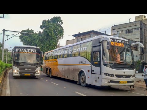 SRS Travels Multi Axle Volvo B11R Bus ( Part 1 )