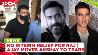 No interim relief for Raj Kundra | Ajay Devgn's poem leaves Akshay Kumar in tears video