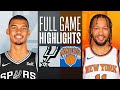 SPURS at KNICKS  | FULL GAME HIGHLIGHTS | November 8, 2023