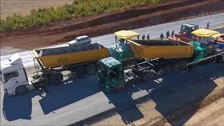 Kahramanmaraş Göksun - Elbistan  Yolu Asfalt Döküm Çalışması 2,5x 19 10 2017