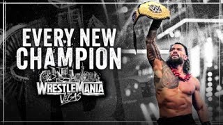Every new champion at WrestleMania 42