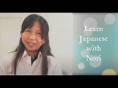 Learn Japanese with Nori