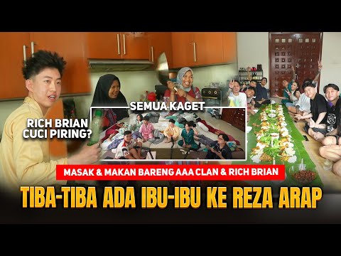 SEMUA KAGET TIBA-TIBA ADA IBU-IBU DI STREAM REZA ARAP 🤣 MASAK & MAKAN BARENG AAA CLAN & RICH BRIAN