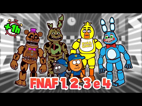 Maratona Dogo e Ratch em Five Nights at Freddy's 1, 2, 3 e 4 | Animação