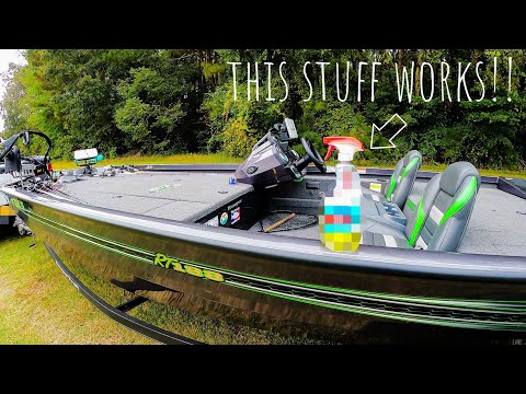 Keep Your BASS BOAT 10X Cleaner Using This SIMPLE Household Product!! || Boat Scum Line Removal