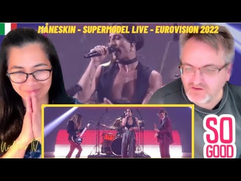 🇩🇰NielsensTV REACTS TO 🇮🇹Måneskin - SUPERMODEL Live - Eurovision 2022💕