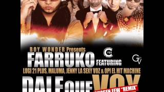 Dale Que Voy (Remix) - Farruko Ft. Lui-G 21 Plus, Maluma, Jenny y Opi Original Letra REGGAETON 2013
