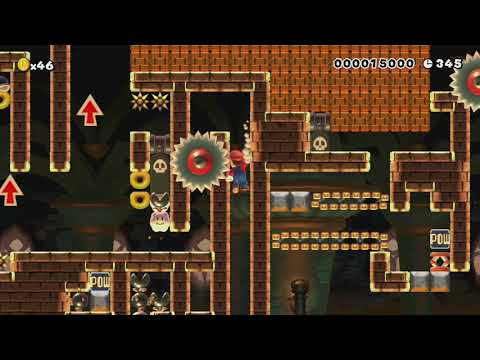 Calisthenics first then puzzling by Mr_Sm0k3y - SUPER MARIO MAKER - NO COMMENTARY 1bi