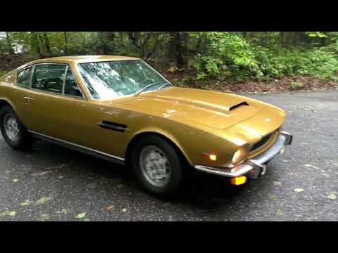 1978 Aston Martin V8 Coupe Aztec Gold Final Road Test Prior To Collection To Its New German Home