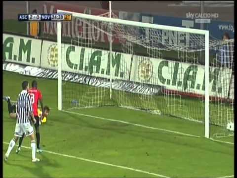 ascoli vs novara 2-0 marco ezio fossati