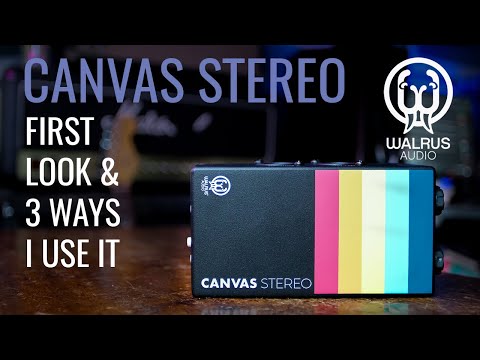 Walrus Audio Canvas Stereo Dual Line Isolator Direct Box 2022 - Present - Black w/ Rainbow Graphic image 8